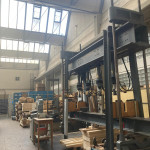 Blick in die Pr&uuml;fhalle der Materialpr&uuml;fungsanstalt